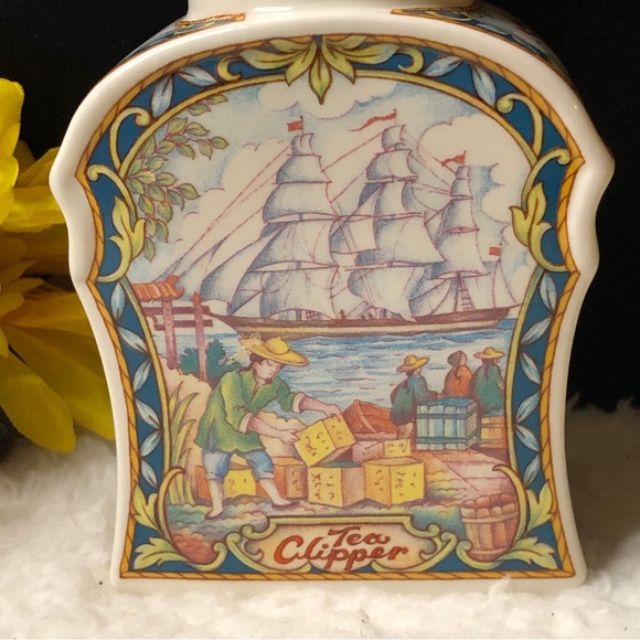 Sadler, The World Of Tea Collection "Tea Clipper Caddy” Excellent Vintage Cond. - Picture 7 of 16